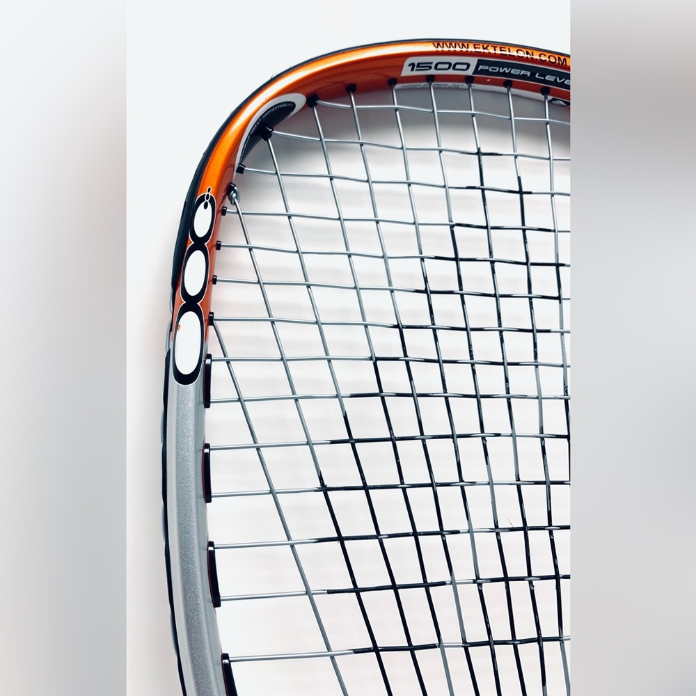 EKTELON AIR-O Graphite Ti Premium Racquetball Racket + Zip-Up Racquet Cover Case - Picture 7 of 10